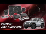 Load and play video in Gallery viewer, VIBE - Jeep Wrangler JL - amplified (2018+) full audio system (install labor included)