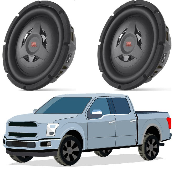 Pickup truck : Dual 10" JBL Club shallow package (includes installation labor)