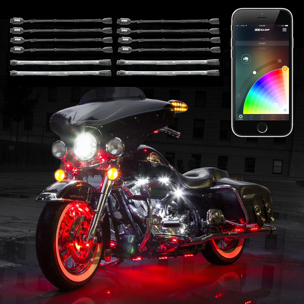 XK Glow Moto stage 2 kit